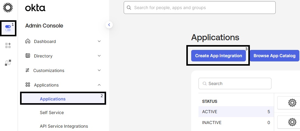 Okta - Criar integração de aplicativo